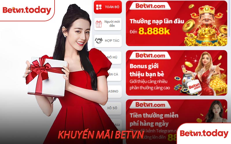 Tổng hợp các chương trình khuyến mãi BETVN