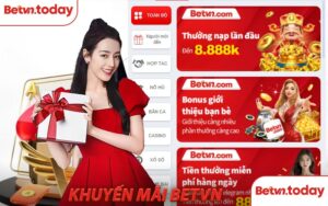 Chương trình khuyến mãi tại nhà cái BETVN